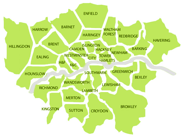 areas we cover in london